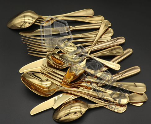 Roestvrijstalen lepel en vorken Gold Coating MF Magnetron Sputtering Coating Machine