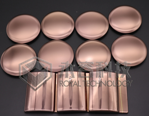 Titanium legering PVD vacuümcoating machine TiAlN Rose Gold roestvrij staal