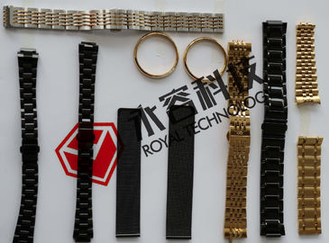 Horlogekettingenpvd Gouden Plateren, de Hoge Weerspiegelende Dunne Machine van het Filmplateren voor Horlogedelen IPG Gouden/Zwarte Deklaag