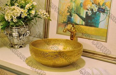 Vacuüm het Gouden Platerenmachine van PVD op Ceramische Bassins, PVD-Tin gouden Plateren op Keramiek