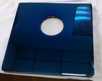 De blauwe Dienst van het Kleurenpvd Plateren op Glas, Metaaldelen