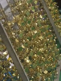 De Deklaagmateriaal van het titaniumnitride, ZrN Gouden PVD Deklaagmachine voor Tapkranen, Messingskranen