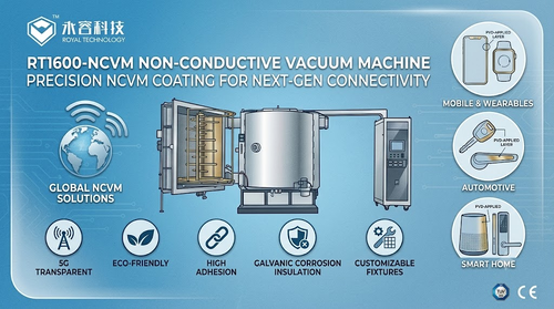 Het laatste nieuws van het bedrijf over Hoe PVD Vacuüm Coating Machine Technologie EMI-afscherming in 5G en IoT Transformeert