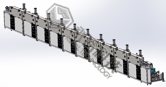 Goede prijs. Meerdere kamers Roll To Roll Continuous Magnetron Sputtering Deposition System online
