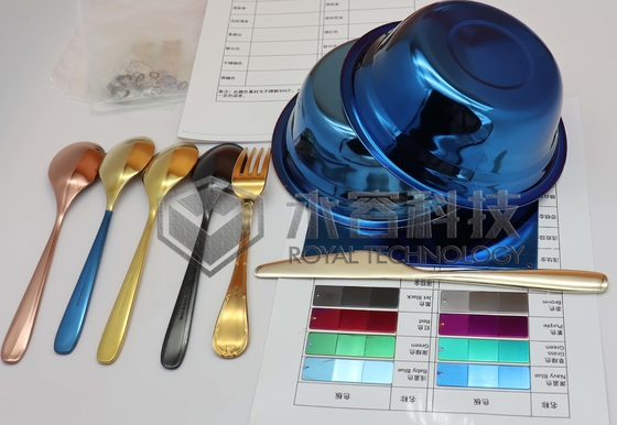 Goede prijs. PVD decoratieve coatings machine, PVD gouden kleur, PVD blauwe kleur online