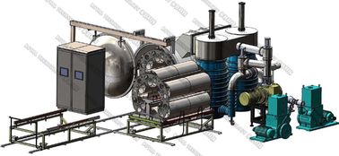 Goede prijs. Horizontale Vacuümmetalizing-Machine, het Plastic Sputterende Systeem van het Bestekpvd gelijkstroom Vlakmagnetron online