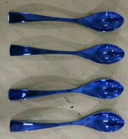 Goede prijs. De blauwe Dienst van het Kleurenpvd Plateren op Glas, Metaaldelen online
