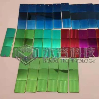 Goede prijs. De decoratieve groene kleur van PVD, messings groene deklagen op Roestvrij staalpanelen online