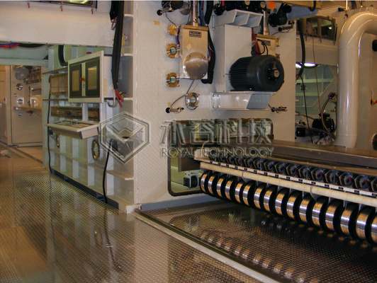 Roll-to-roll thermische verdamping coating machine