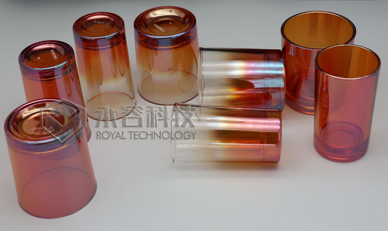 PVD ARC ion plating machine voor glazen bekers- regenboog, groen, blauw, paars, goud, amber kleuren