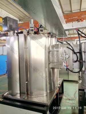 Goede prijs. Keramische PVD Vacuüm Coating Machine met Argon Gas Type en Op Maat Gemaakte Kleur voor Industriële Oppervlaktebehandeling online