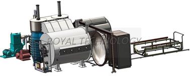 Horizontaal Vacuümmetalizing-Materiaal, het Gouden Platerenmachine van de Glasarmband PVD