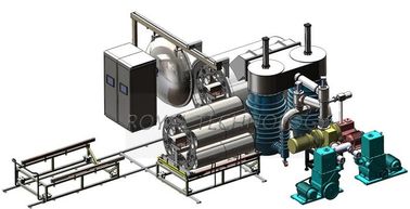 Horizontale Vacuümmetalizing-Machine, de Vacuümdeklaagmachine van de Glasarmband PVD