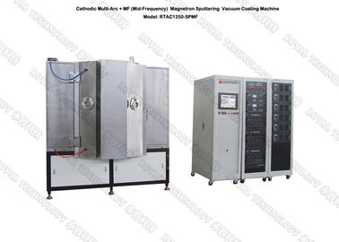 PVD Thin Film  Rose gold color Coating Machine , Nano Thin Film PVD Depostion Equipment, MF sputtering coating machine