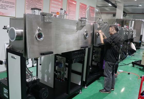Goede prijs. Metalen draad en band Vacuum afzetting apparatuur Twisted Basalt vezels Glasvezels Carbonvezels Inline coating line online