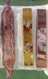 Nam gouden Ionen het Platerenmachine van het deurhandvat, de Deklaagmateriaal van het Titaniumnitride PVD toe