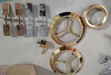 Goede prijs. ABS de plastic delen PVD gouden kleur van het boogplateren, de Plastic Gouden Deklaagdienst door Ionenplateren online