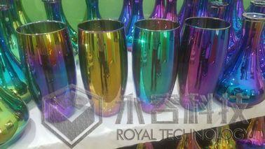 Materiaal van de glas het Gouden Deklaag, decoratieve de deklagenmachine van de Glaswerkpvd regenboog, het Multimateriaal van de Boogdeklaag