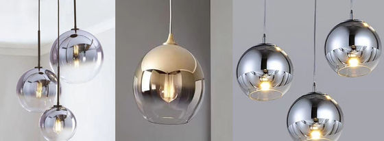 Goede prijs. Metaaldraad & Glaslamp PVD plateren-RTAC1800A+ online