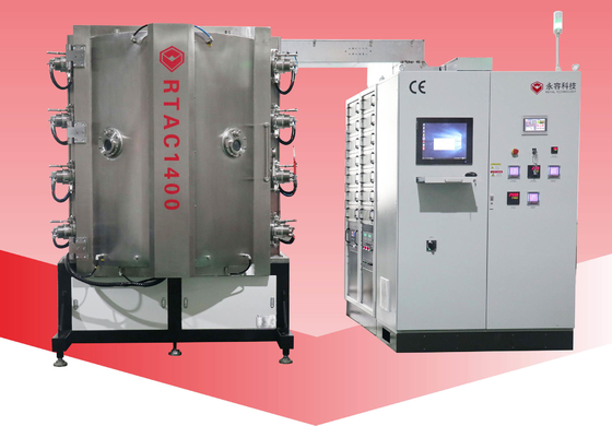 Goede prijs. 2 zijden Goudcoating op glaswerk met Ion Plating Machine Porseleinwerk Goud en zilvercoating met patronen online