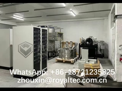 De 2de PVD-Machine bouwde het Glaswerk en het glaskoppen van Polen het met een laag bedekken in