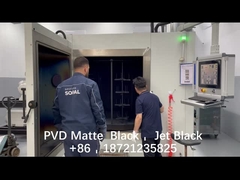 PVD gitzwarte coatings, PVD matzwart, PVDspiegelzwart