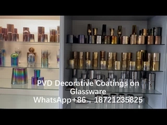 PVD decoratieve coatings op glas, glaswerk PVD coating machine